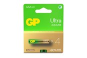 Battery - GP Battery Ultra Alkaline AAA/LR03 4-pack - 151432