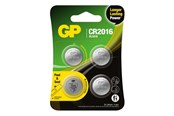 Battery - GP Batteri Lithium CR2016 Safety seal 4-pack - GPPBL2016170