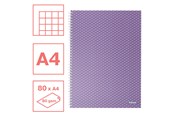 Block och Anteckningsböcker - Esselte  Colour'Breeze A4 anteckningsbok linjerad, trådbunden lavendel - 628479