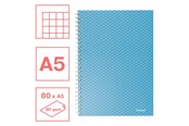 Block och Anteckningsböcker - Esselte Colour'Breeze A5 anteckningsbok rutig trådbunden Blå - 628466