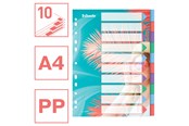 Arkivering & Förvaring - Esselte Colour'Breeze A4-index 10 flikar, PP - 628500