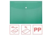 Arkivering & Förvaring - Esselte Colour'Breeze A4 dokumentplånbok PP, förpackning med 3 st Grön - 628488