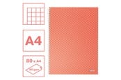 Block och Anteckningsböcker - Esselte Colour'Breeze A4 anteckningsbok linjerad, trådbunden Korall - 628478