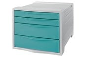 Arkivering & Förvaring - Esselte Colour'Breeze Drawer Cabinet 4 drawers Blue - 626284