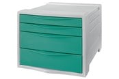 Arkivering & Förvaring - Esselte Colour'Breeze Drawer Cabinet 4 drawers Green - 626285