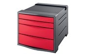 Arkivering & Förvaring - Esselte Förvaringsbox Vivida 4-lådor röd - 623960