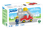 Playmobil - Playmobil 1.2.3 - Junior stegenhet brandbil - 71683