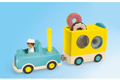 Playmobil - Playmobil 1.2.3 - Junior galen donutbil med staplings- och sorteringsfunktion - 71702