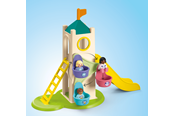 Playmobil - Playmobil 1.2.3 - Junior äventyrstorn med glasskiosk - 71703