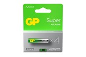 Battery - GP Battery Super Alkaline AAA/LR03 4-pack - 151428