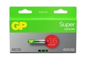 Battery - GP Battery Super Alkaline AAA/LR03 16-pack - GPPCA24AS565