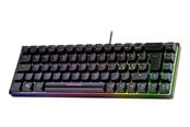 Tangentbord - Deltaco GAMING DK240 Mini RGB Membrane Keyboard - Gaming Keyboard - Utan numpad - Nordisk - Svart - GAM-158