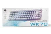 Tangentbord - Deltaco GAMING DK240 Mini RGB Membrane Keyboard - Gaming Tangentbord - Vit - GAM-158-W