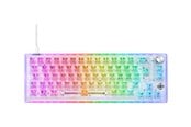 Tangentbord - Deltaco GAMING DK460 Transparent Mechanical Keyboard - Gaming Keyboard - Utan numpad - Nordisk - Transparent - GAM-160-T