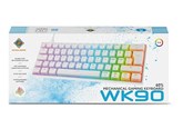 Tangentbord - Deltaco GAMING WK90 Mechanical Keyboard - Gaming Tangentbord - Vit - GAM-075V2-W