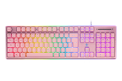Tangentbord - Deltaco GAMING Full Size - Gaming Tangentbord - Nordisk - Rosa - GAM-021-RGB-P