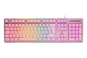 Tangentbord - Deltaco GAMING Full Size - Gaming Tangentbord - Nordisk - Rosa - GAM-021-RGB-P