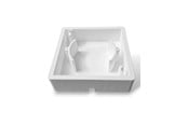 Smarta Hem - Light Solutions Shelly - Wall Display Wall Holder - White - 5714255009729
