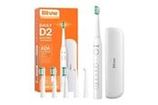 Tandborste - Bitvae eltandborste Sonic toothbrush with tips set and travel case D2 (white) - D2 White