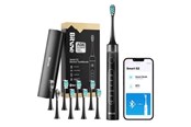 Tandborste - Bitvae eltandborste Sonic toothbrush with app tips set and travel etui S2 (black) - S2 Black+heads+case