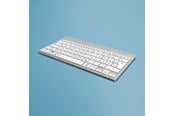 Tangentbord - R-Go Tools R-Go Ergonomic Keyboard Compact break - Tangentbord - Tysk - Vit - RGOCODEWLWH