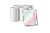 Kamera & objektivtillbehör - MOB Pixprint refill 4 Rolls Incl Memorybook and Stickers - PIX-NTEROL