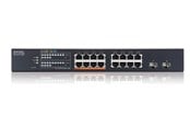 Switch - ZyXEL XMG1915 16-Port 2.5GbE Smart Managed Switch with 2 SFP+ Uplink (180W) - XMG1915-18EP-EU0101F