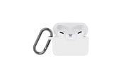 Andra mobiltillbehör - NORTH Airpods Pro Protective Case Silicone Carabiner White - 616503