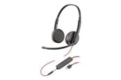 Hörlurar / Headset - Poly Blackwire C3225 | On Ear headset | Microphone | Active noisereduction - 80S04AA