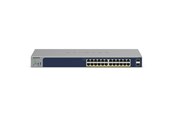 Switch - Netgear GS724TPP 24-Port Gigabit Ethernet PoE+ Smart Switch w/ optional Remote/Cloud Management and 2 SFP Ports (380W) - GS724TPP-300EUS
