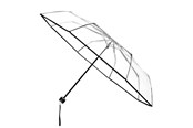 Fritid & Resor - miniMAX Transparent - Hand opening - Windproof - 98 cm - Transparent - LF-191