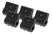 Övriga kablar - Deltaco Mounting clips for modular adapter rings 5-pack black - HDMI-ARACCX5