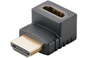 Displaykabel - Pro HDMI - Angled Adapter 90° Vertical - Black - 4040849657443
