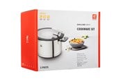 Pannor - Zwilling SIMPLIFY - Cookware set with cover - 5 items - round - silver - 66870-005-0