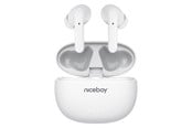 Hörlurar / Headset - Niceboy HIVE Pins 3 ANC - White - hive-pins-anc-3-w