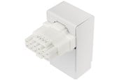 Chassi, tillbehör - Kolink Core Pro 12V-2x6 90° Adapter - Type 1 - White - CP-12VHPWR-T1W