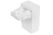 Chassi, tillbehör - Kolink Core Pro 12V-2x6 90° Adapter - Type 2 - White - CP-12VHPWR-T2W