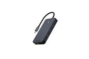 USB Hub - RAPOO Multiport USB-C UCM-2005 10-i-1 USB-C-Adapter USB Hub - 10 porte - Svart - 11413