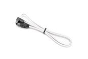 SATA kabel - DUTZO SATA kabel - Vit - 0.5 m - Rak och 90°-anslutning - DC-SATA9005WHT