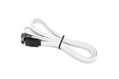 SATA kabel - DUTZO SATA kabel - Vit - 1.03 m - Rak och 90°-anslutning - DC-SATA9010WHT
