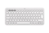 Tangentbord - Logitech Pebble Keys 2 K380s Wireless Keyboard - Tonal Rose - Tangentbord - Universal - Vit - 920-011852