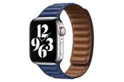 Smartwatch - Accessories - Lippa Apple Watch magnetisk læderrem 42/44/45/49 - Navy Blue - LPAW031