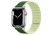 Smartwatch - Accessories - Lippa Apple Watch Magnetic Silicone Strap 42/44/45/49 - Green / Light Green - LPAW116