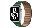 Smartwatch - Accessories - Lippa Apple Watch Magnetic Leather Strap 38/40/41 - Green / Brown - LPAW063