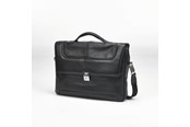 Väskor - Samsonite Computer bag SIDAHO 15.6" Portfolio Leather Black - 29V*09002