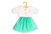 Dockor & Tillbehör - Heless Doll's Jacket Plush with Skirt 28-35 cm - 1370