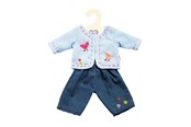 Dockor & Tillbehör - Heless Jacket with Jeans Blue/pink 28-35 cm - Assorted - 1504