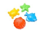 Utomhuslek - Androni Sand molds Sea animals 4 pcs. - 3609-0000