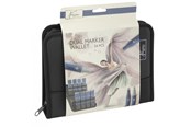 Konst- och hantverksmaterial - Nassau TWIN MARKERS 24 pcs in pencil case - AR0148/GE