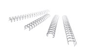 Skrivartillbehör-bläck-toner - GBC Metallspiral  3:1 NO7 11mm A4 Svart Silver - RG810797